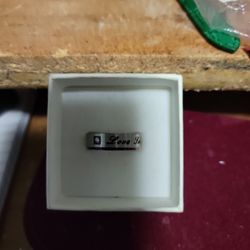 Size 9 Stainless Steel Band Purple Words Love TOKEN