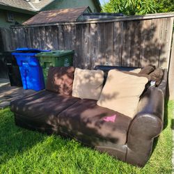 Free Brown Sectional Couch