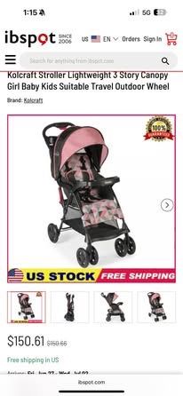 Pink Stroller