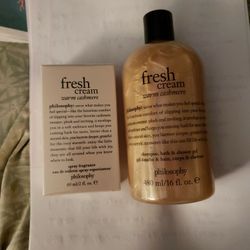 New and Unopened - "Fresh Cream - Warm Cashmere" Set by Philosophy