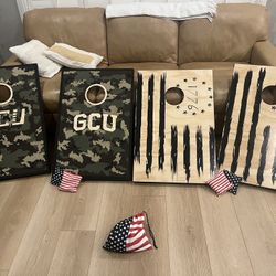 Handmade Custom Cornhole Boards