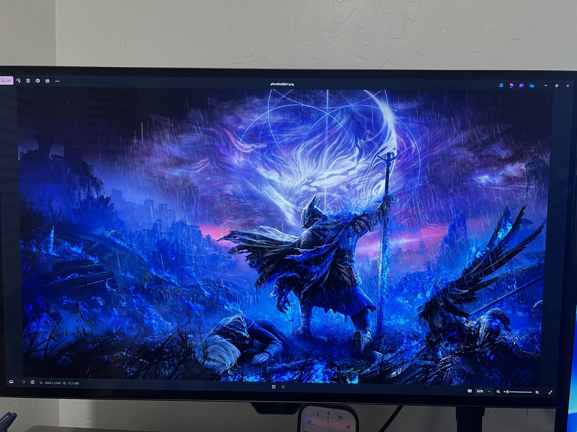 ASUS - ROG Strix 27" OLED QHD 240Hz G-SYNC/FreeSync Gaming Monitor with HDR (HDMI, DisplayPort) - Black