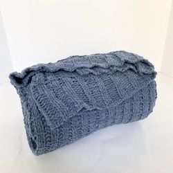 Blue Throw Blanket