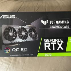 Nvidia ASUS TUF Gaming GeForce RTX 3070 NON LHR Graphics Card / GPU