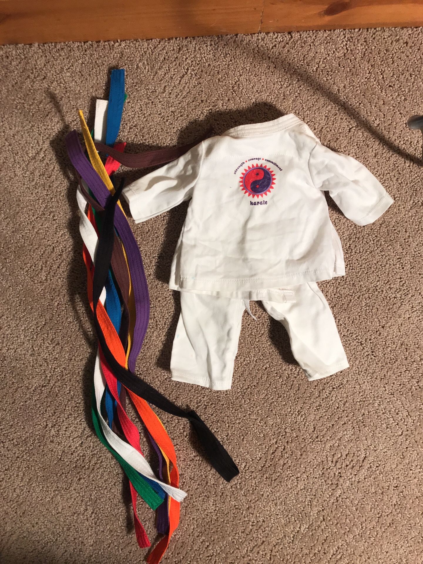 American Girl Doll Karate Outfit