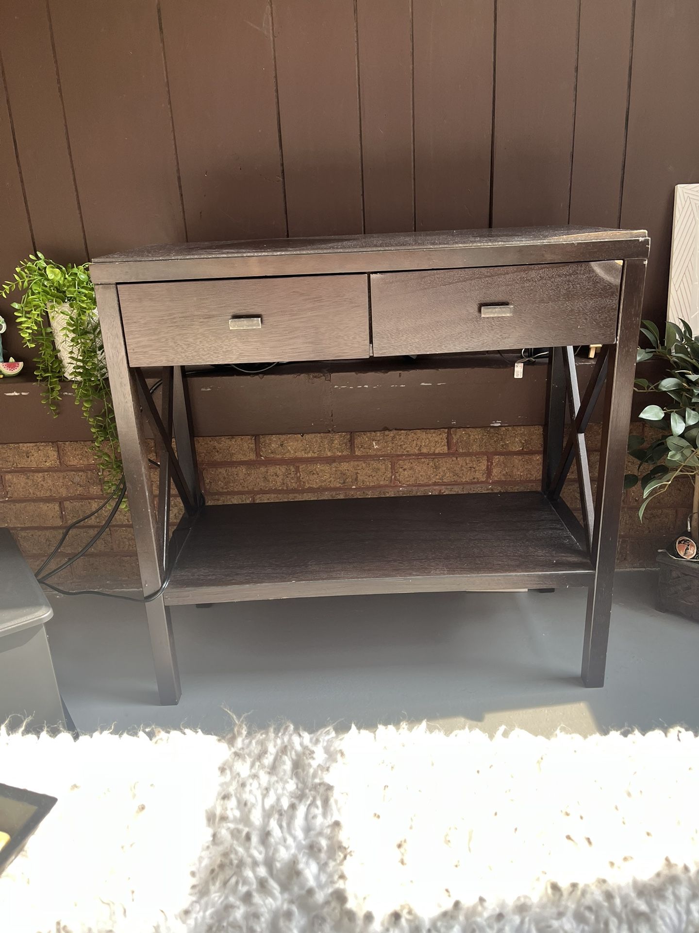 Console Table With Drawers 