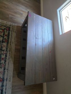 Rustic Gray Wood table
