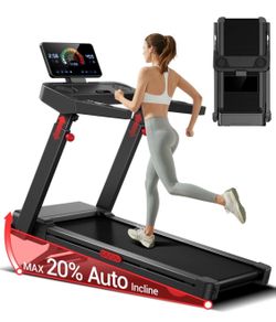 Auto Incline Foldable Treadmill (Read Description)