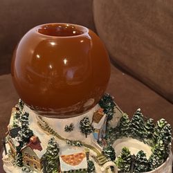 PartyLite Holiday Wishes Tea Light Candle Holder w/ Music