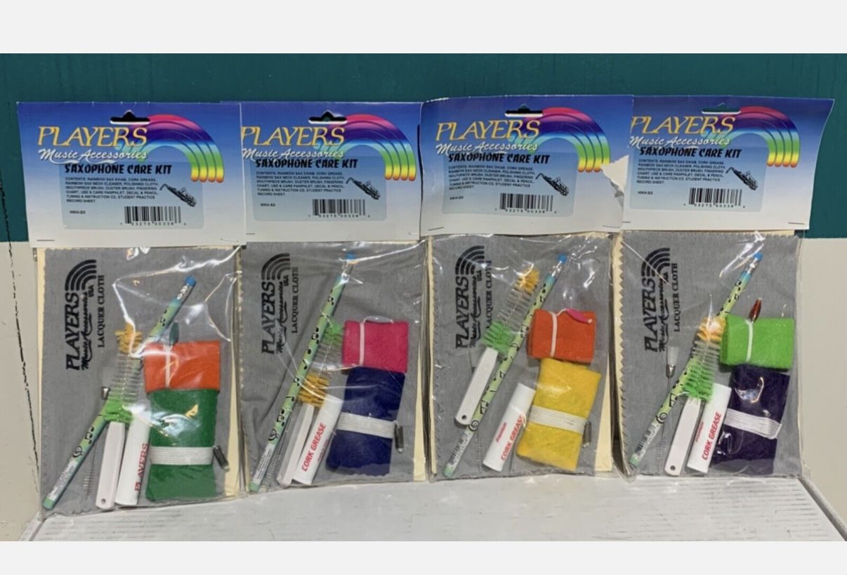 Players Saxophone Care Kit, Lot Of 4