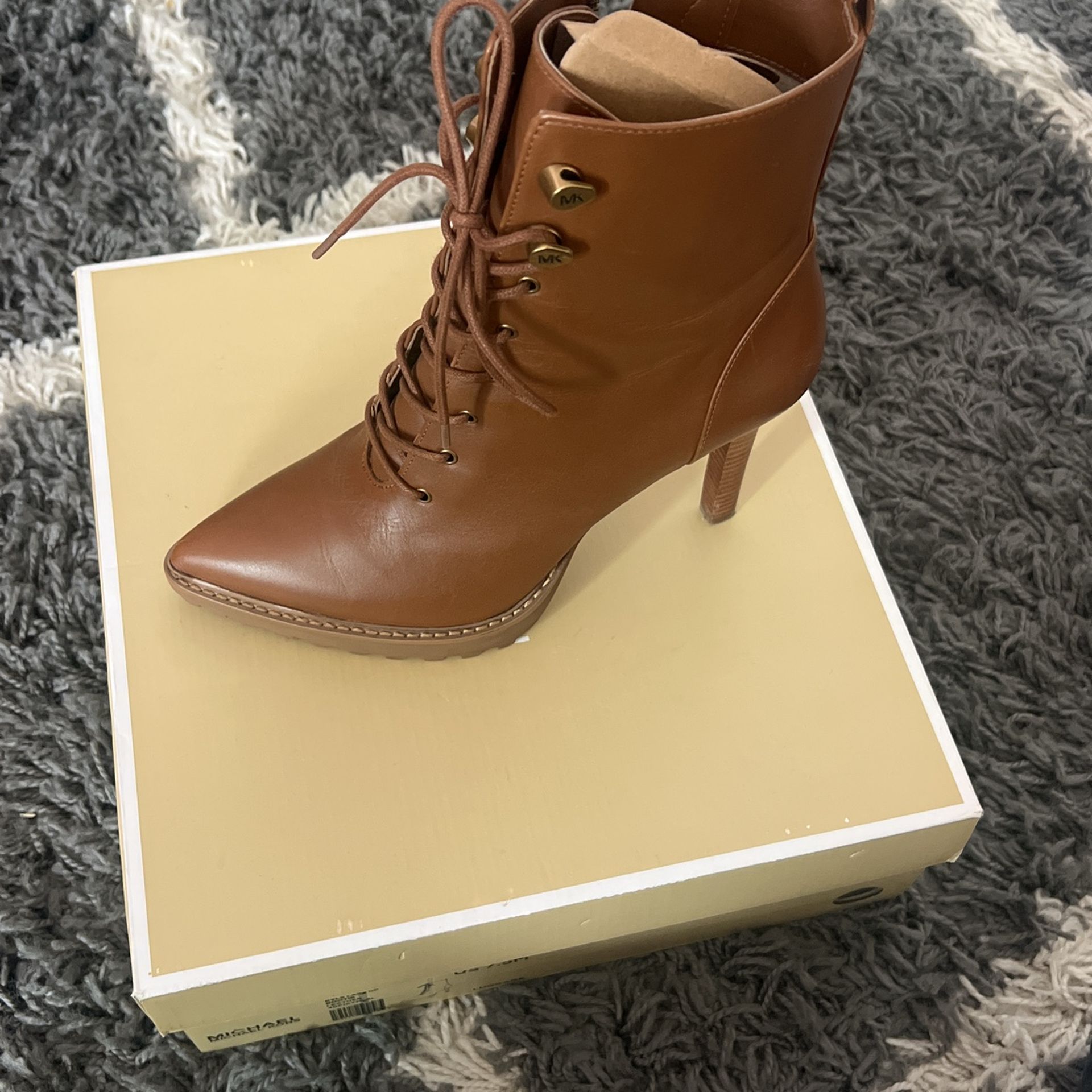 Combat Boot Michael Kors Kyle Hiker Michael Kors Women's Brown