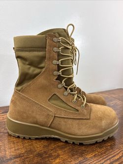 Belleville F551 ST Men's Hot Weather Steel Toe Boots Coyote Brown Size 10 R USA