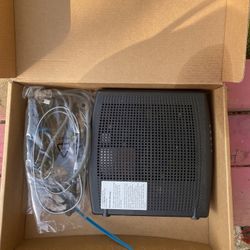 Internet Modem with Power Cord