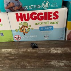 Huggies Wipes - With Cucumber & Green Tea 