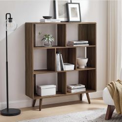 7 Shelf Bookcase (Walnut)