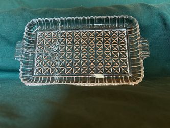 Vintage 1950’s Anchor Hocking Snack and Sip Tray Plates