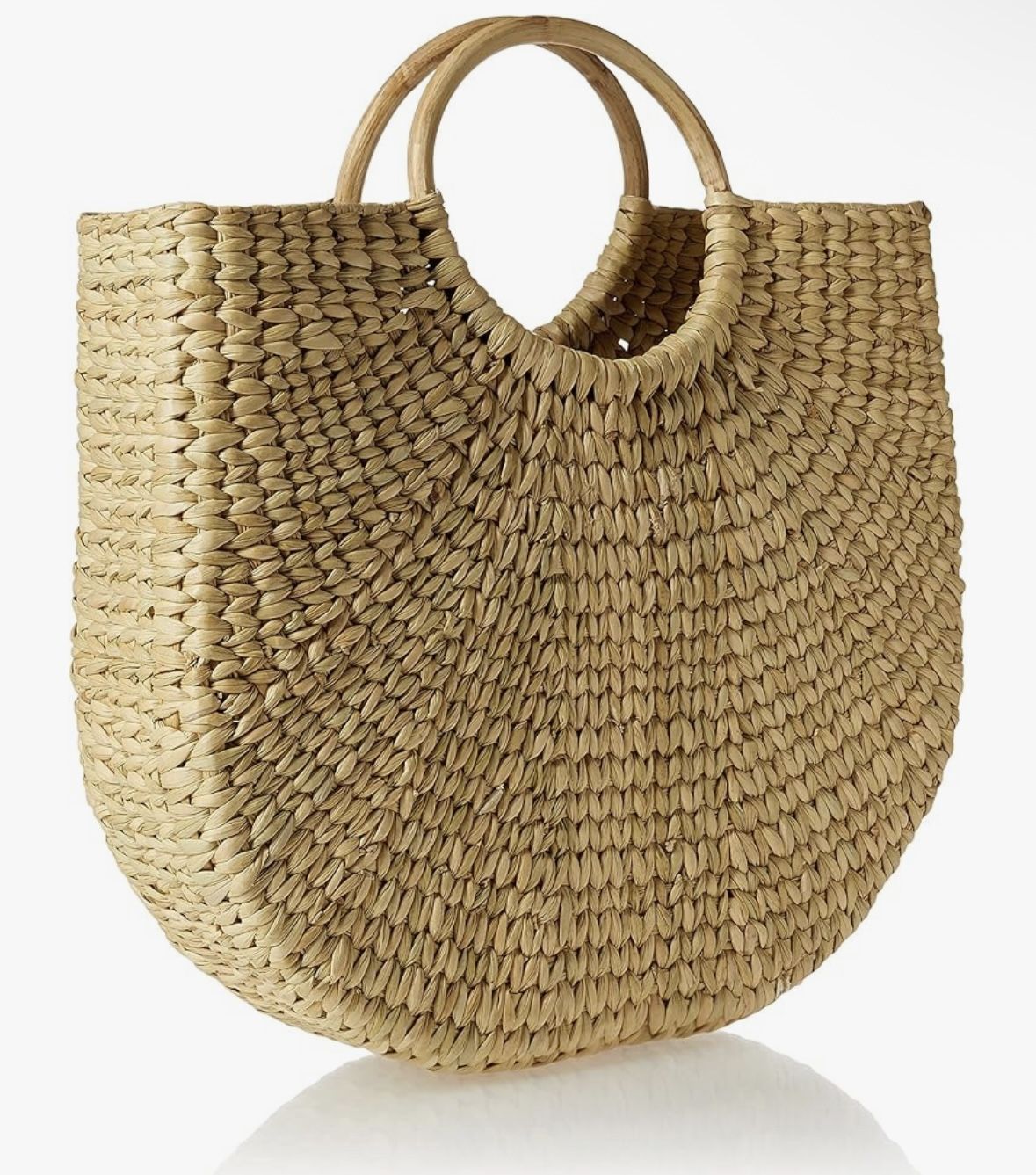 Women's Jileen Top Handle Straw Bag, Natural, One Size Handbag - Shipping Available