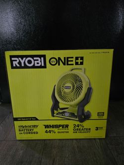 Ryobi Fan Battery and Charger