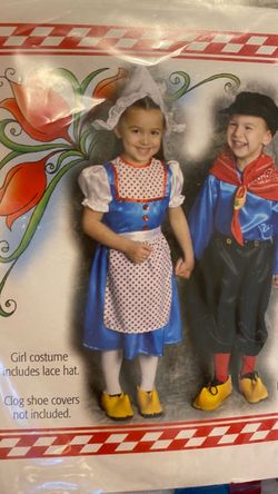 Girls Costume Dutch Girl, size 3-6 years (new)