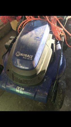 Electric Lawn mower kobalt km210 120volt