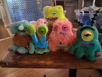 SpongeBob  squarepants quare pants plush fuggler plush bag charms full set of 5