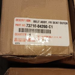 Toyota Lexus Seat Belts