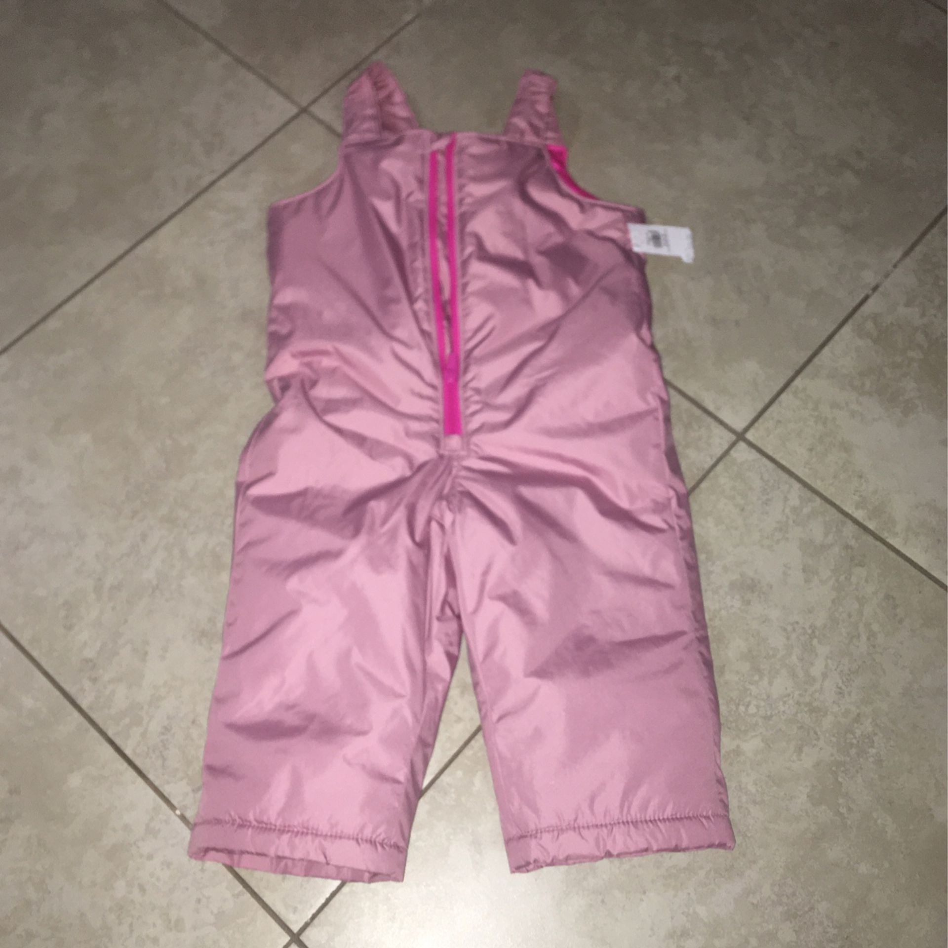 Old Navy Toddler Girl’s Water Resistant Pink Snow Pants, Size 18-24 Months