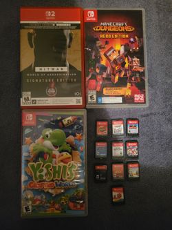 Nintendo switch and switch 2 video game lot. Tested