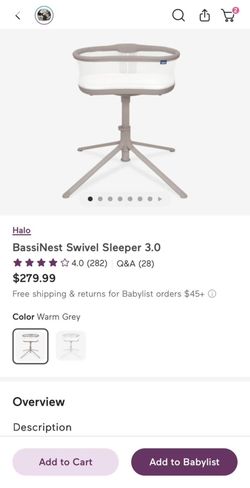Halo bedside Bassinet