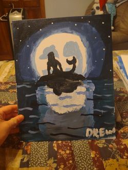 Handmade Mermaid Painting