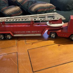 Vintage Metal Firetruck