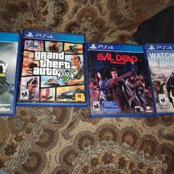 PS4 Games $10  Pick Up Only
