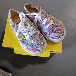 Vans The Beatles yellow submarine sneaker girls size 4.5 toddler new