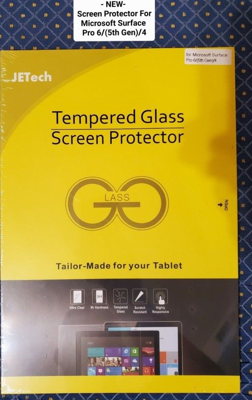 ■■■ JETech Screen Protector for Microsoft Surface Pro 6 5 4 12.3-Inch Tempered Glass ■■■