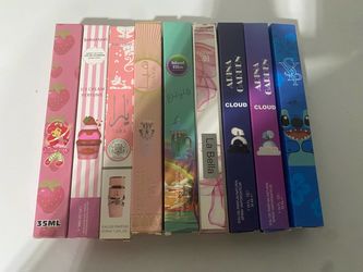 Travel size perfumes