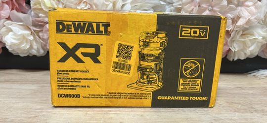 DEWALT 20V MAX XR Cordless Brushless Fixed Base Compact Router (Tool Only)