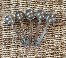 Stainless Steel Coffee Serving Spoons Set of 5