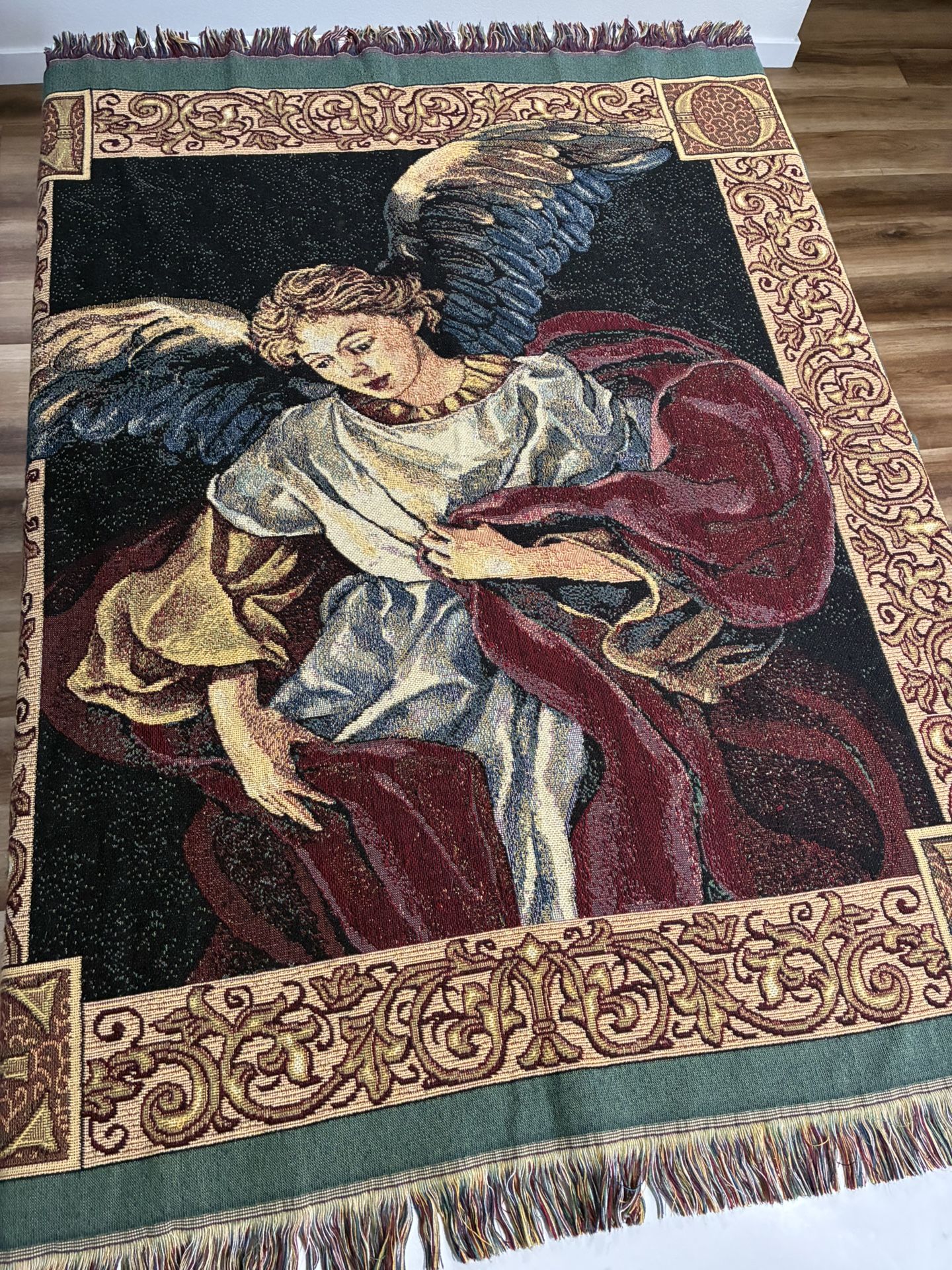 Large Christmas Decorative Tapestry Throw
