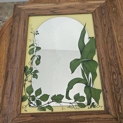 The Hensley Company Vintage 1970s Ivy Mirror
