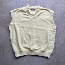 Fear of God Essentials Yellow V-Neck Vest