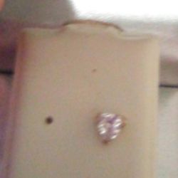 14 Karat Diamond Earring 