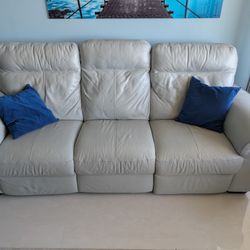 Genuine High-End Leather Couch 