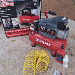 Craftsman Air Compressor 125 Psi 1hp 3 Gallon