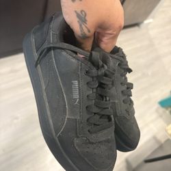 Black Kids Shoes 
