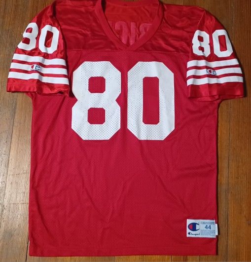 Jerry Rice Vintage Champion Jersey San Francisco 49ers Excellent Men's Size Large 