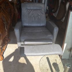 Electric Leather Recliner 