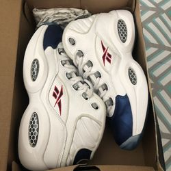 Iverson Question Blue Toe... size 10.5... $170 obo