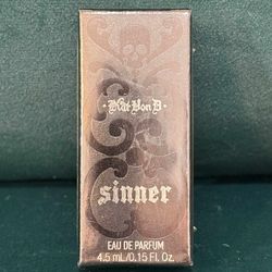 Brand New Kat Von D KVD - SINNER - Mini Fragrance 