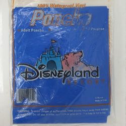 Disneyland Resort Sleeping Beauty Castle Rain Poncho - Adult