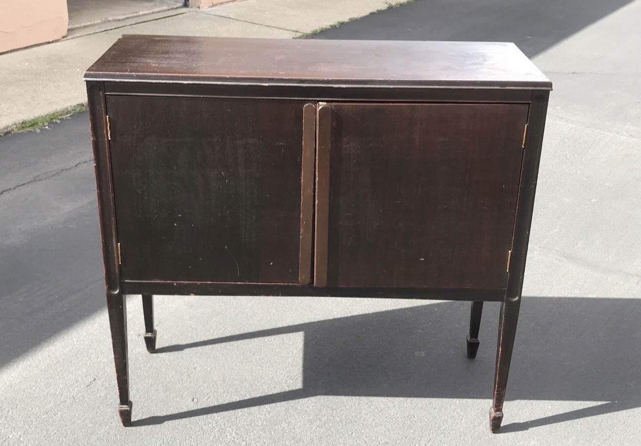 Antique Record Cabinet